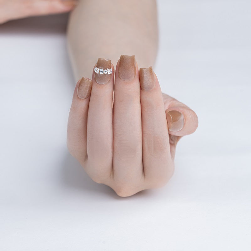 Chic Neutral Nails - 30PCS