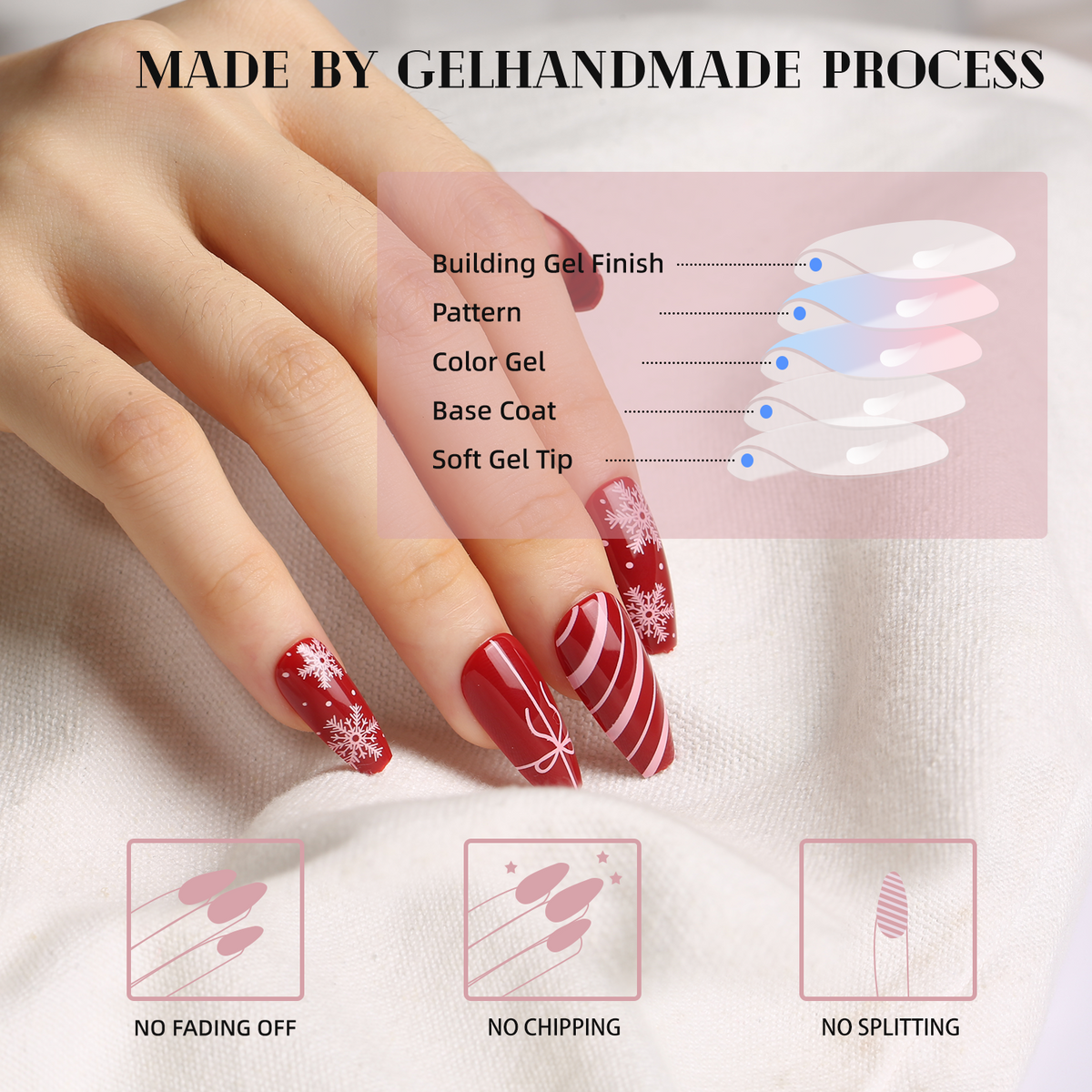 Winter Wonderland Press-On Nails - 28PCS