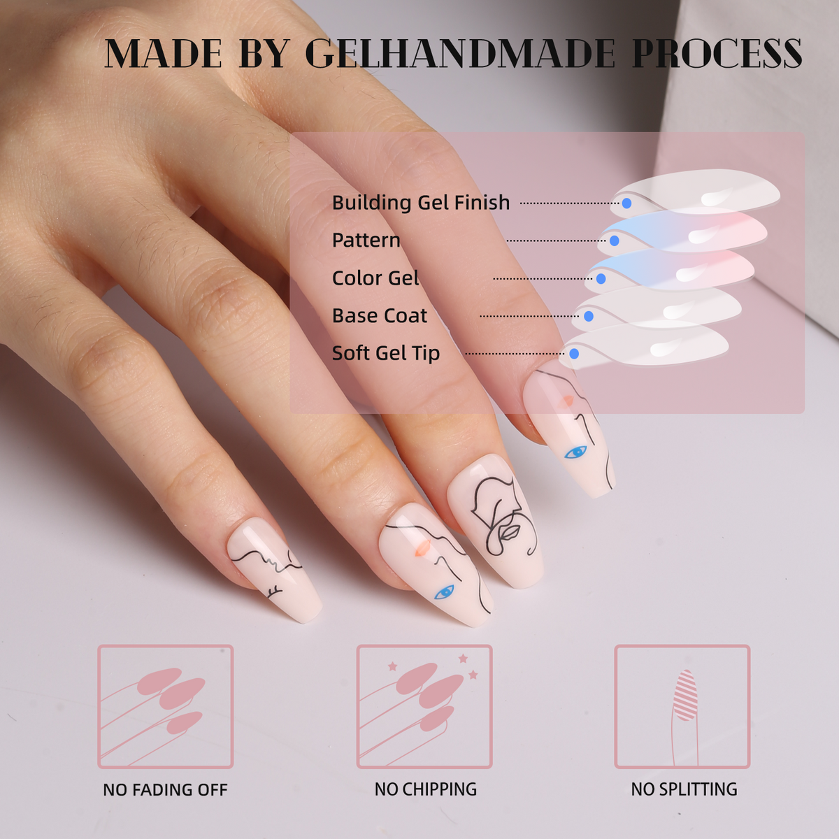 Abstract Artistry Press-On Nails - 28PCS