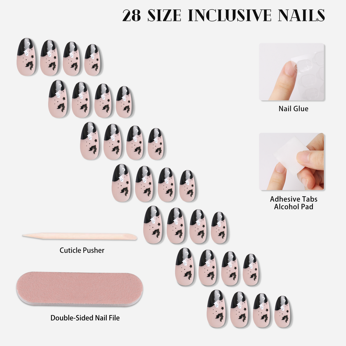 Enchanted Evening Press-On Nails - 28PCS